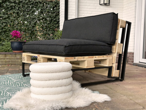 The Black One 1 Lounge Palletbank - The Black One