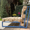 The Blue One 2 Lounge Palletbank - The Blue One